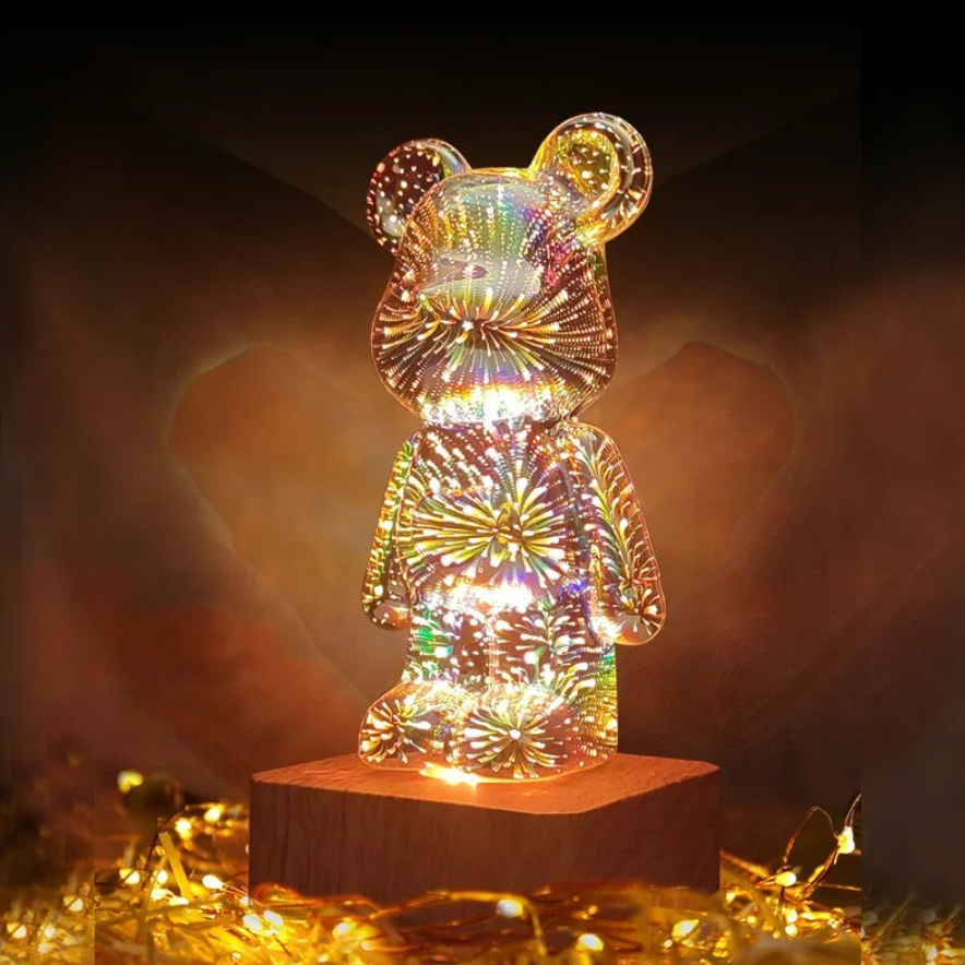 3D GlowBear - Ein atemberaubender 3D Feuerwerkeffekt in verschiedenen Farben