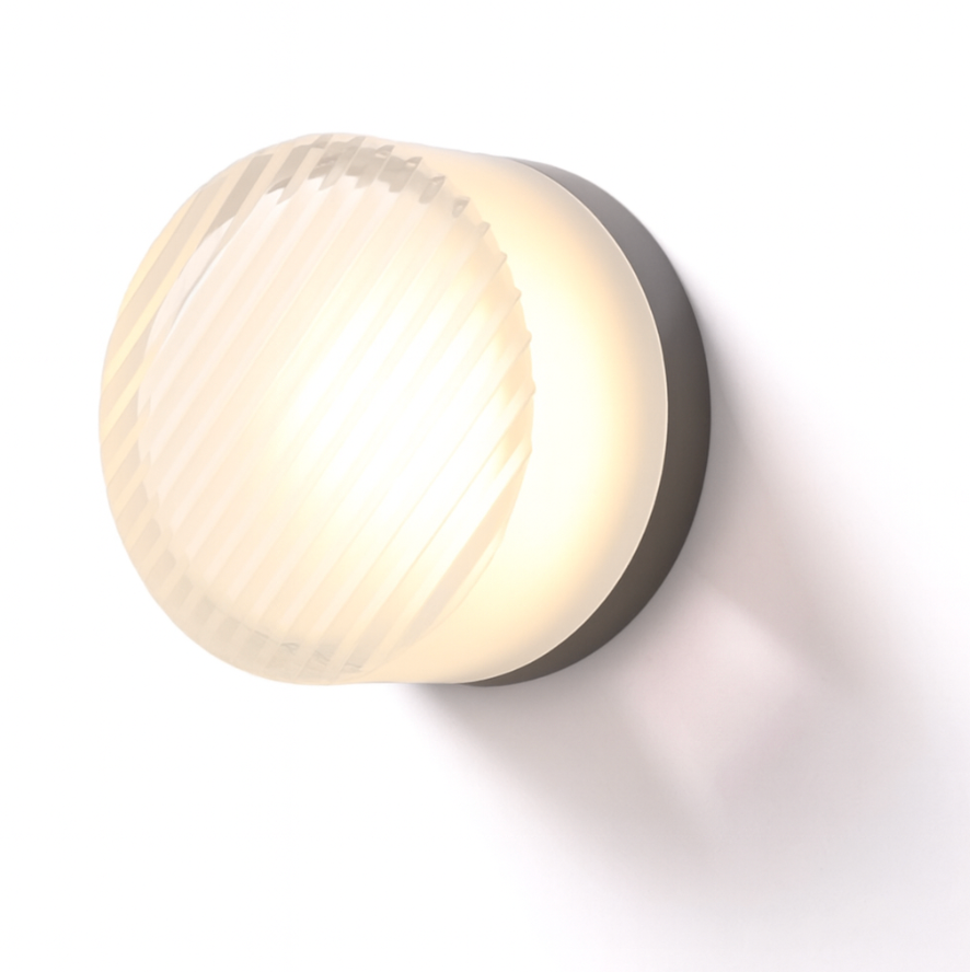 Moderne Glas Runde Wandlampe LED 1-Licht