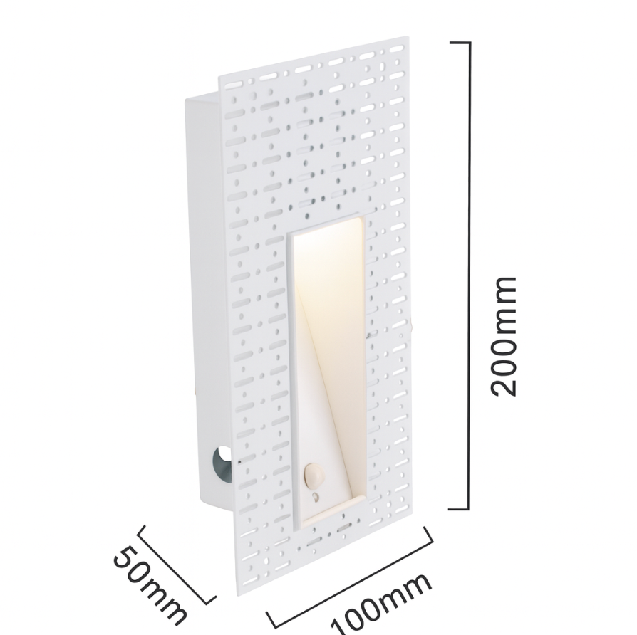 Nordic Rahmenloser Edelstahl Treppen LED Wand 1-Licht