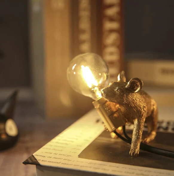 Einzigartige Mäuse-Tischlampe für Stimmungsvolles Licht