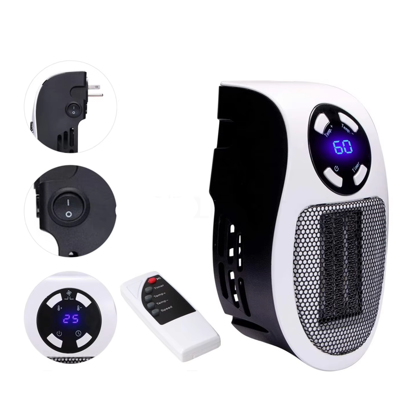 LuxaHeat Elegante Heizung | Tragbare Heizung für angenehme Wärme überall