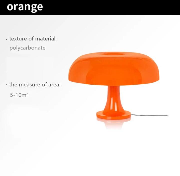 Moderne Designer LED-Pilz Tischlampe Minimalistisch für Schlafzimmer und Wohnzimmer