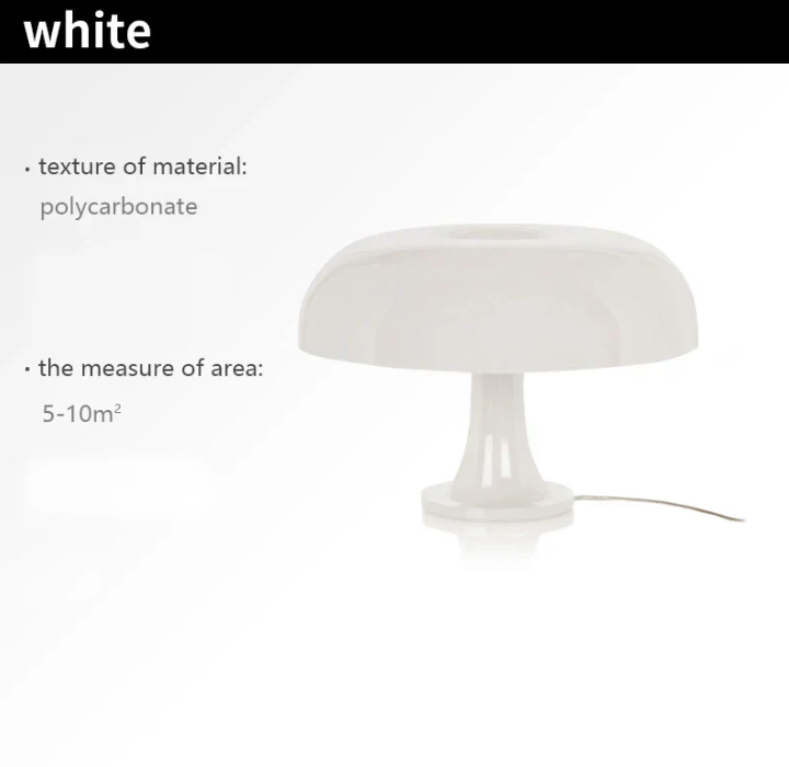 Moderne Designer LED-Pilz Tischlampe Minimalistisch für Schlafzimmer und Wohnzimmer