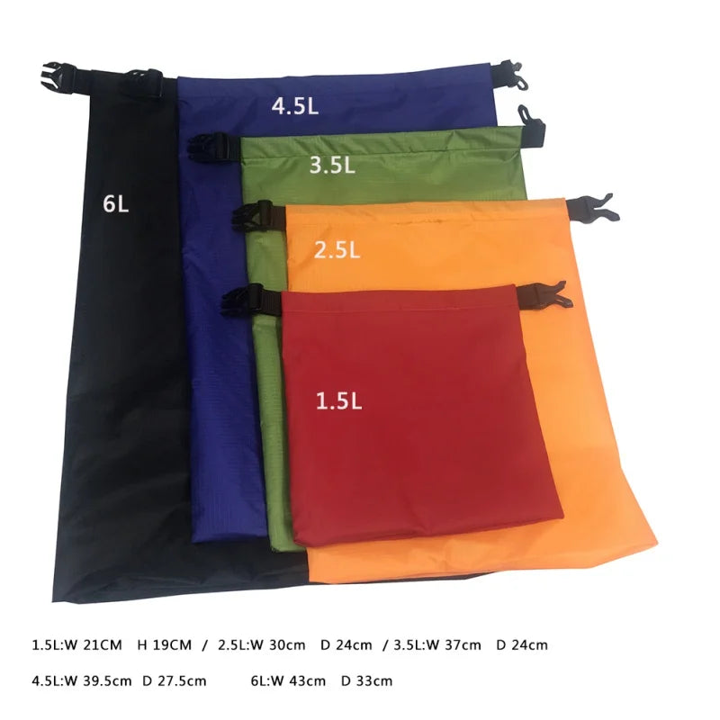 Sealon Trockenbeutel Set | Wasserdichte und sanddichte 5-teilige Set für Reisen und Outdoor-Abenteuer