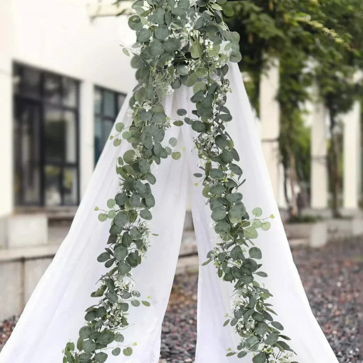 Girlande - EvaGreen - Kunst Eukalyptus - 2-Teiliges Set