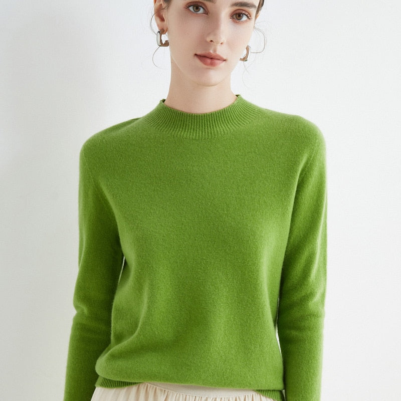 Cashmere-Seidenpullover | Premium leichter Pullover für Damen, geeignet für alle Jahreszeiten