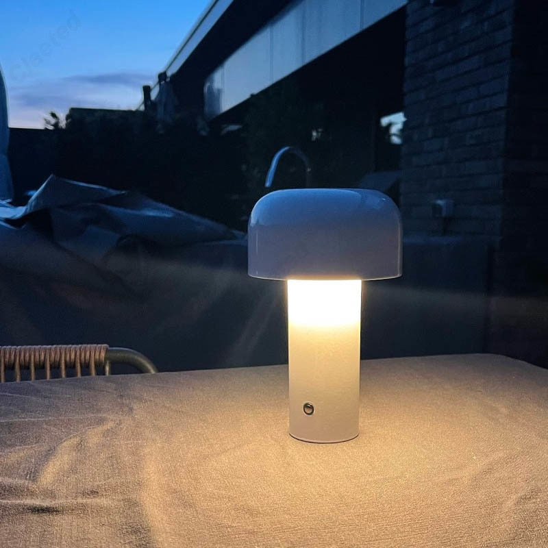 USB Wiederaufladbare Touch Nachttischlampe Tragbar Wohnzimmer Dekor