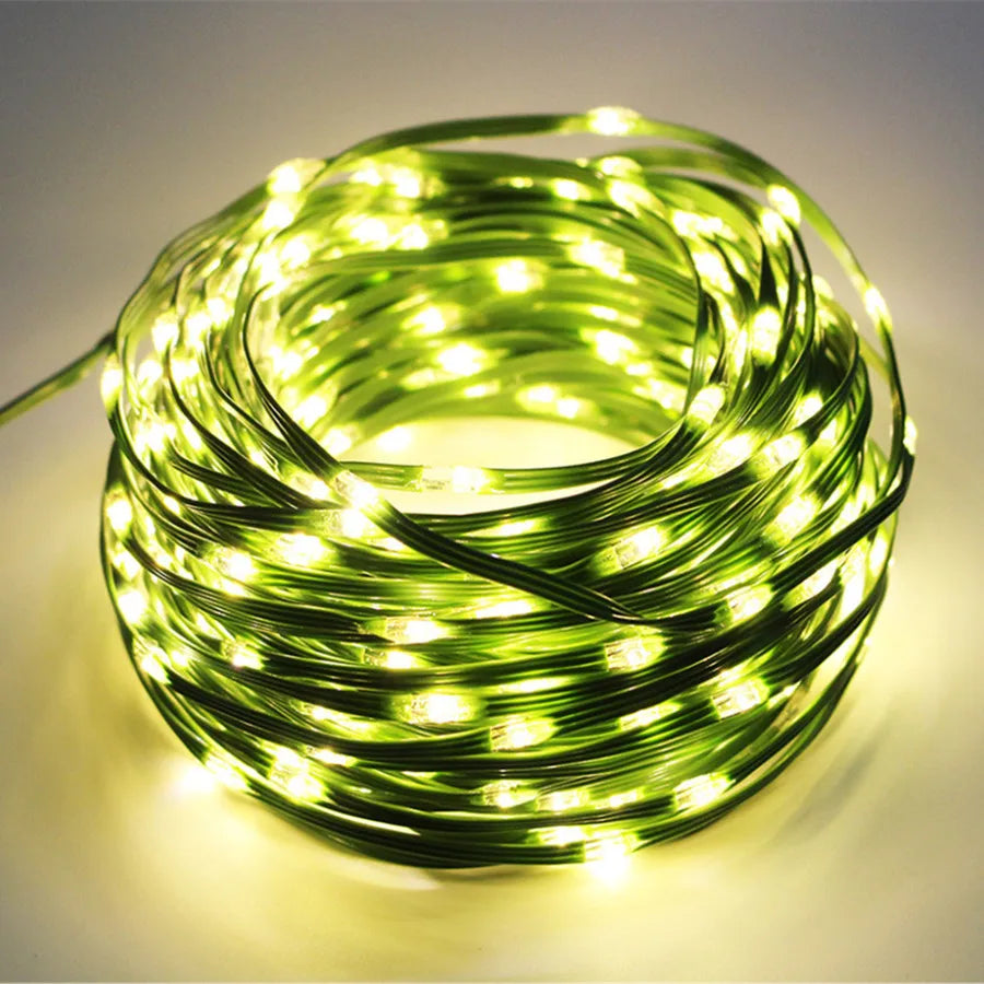 Wasserdichte LED Weihnachtsbeleuchtung für Außen – Lichterkette für Garten & Terrasse