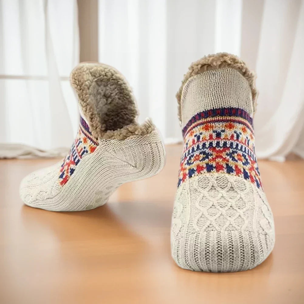 Nordhütte Thermo Socken Winter Antislip Damen Herren Extra Warm Weiche Kuschelsocken