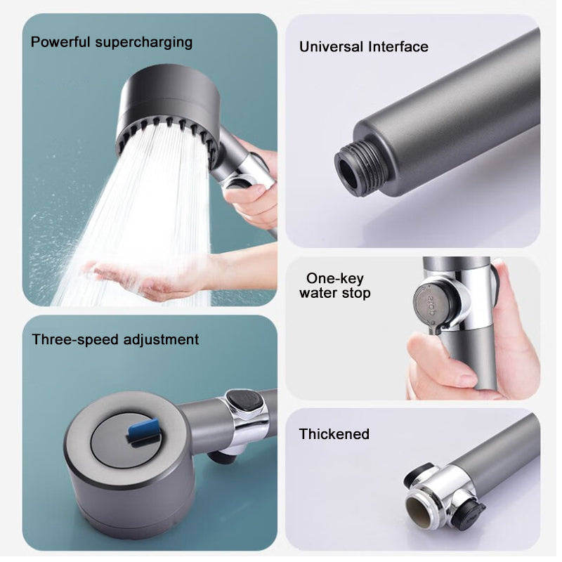 FluxFlow Pro Duschkopf liefert bis zu zweihundert Prozent mehr Wasserdruck