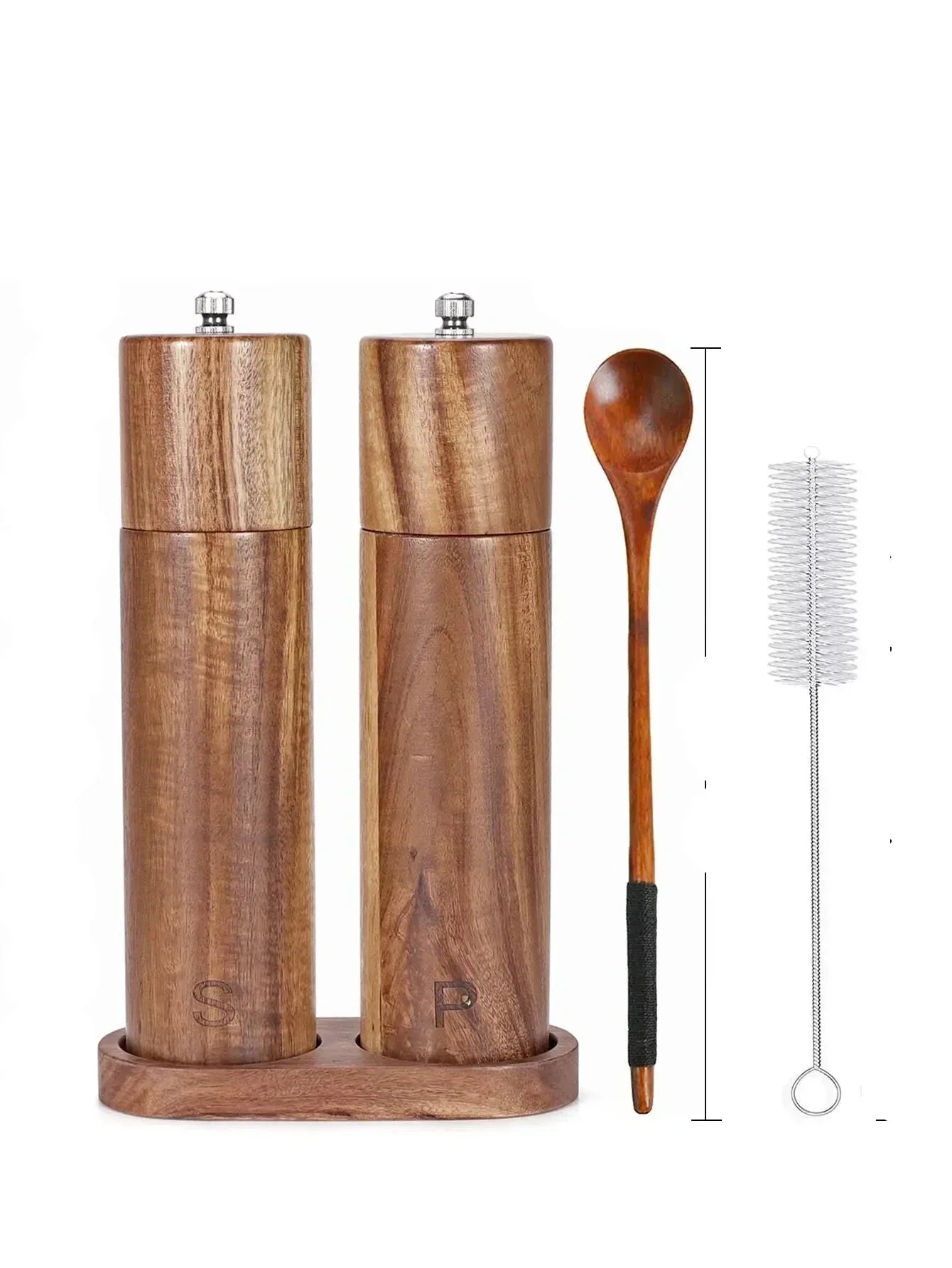Luxus Holz Pfeffer- und Salzmühle Set