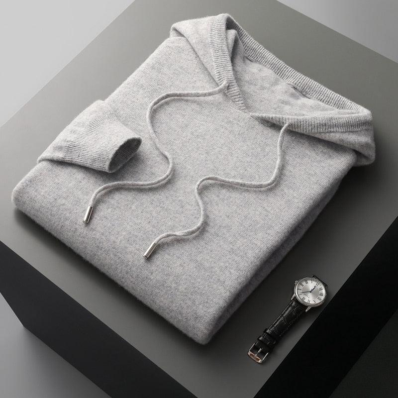 Sandsberg | Merino-Wollhoodie | Warm und Atmungsaktiv | Mehrere Farben