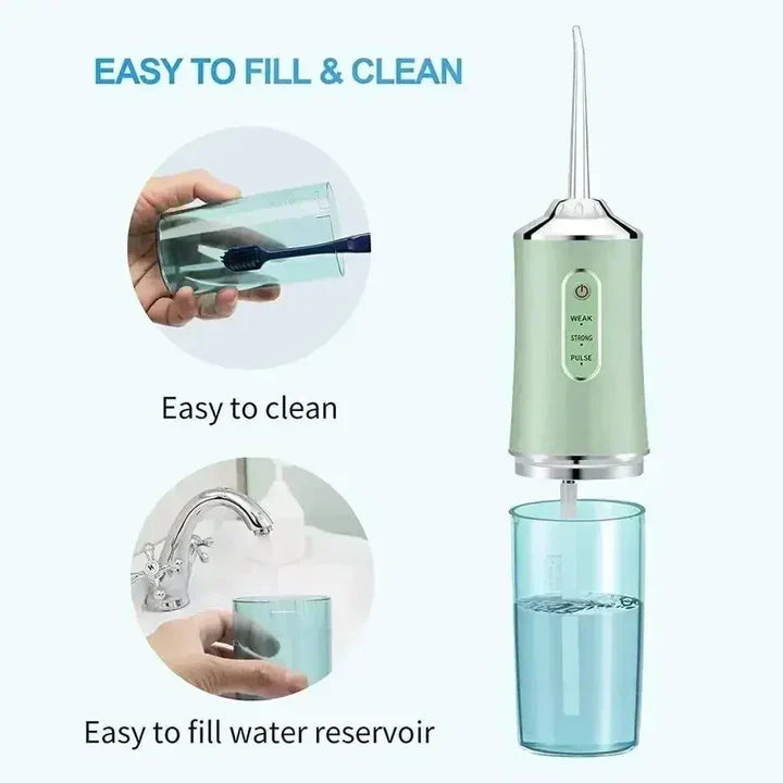 Drahtloser Wasser-Zahnreiniger für gründliche Zahnreinigung