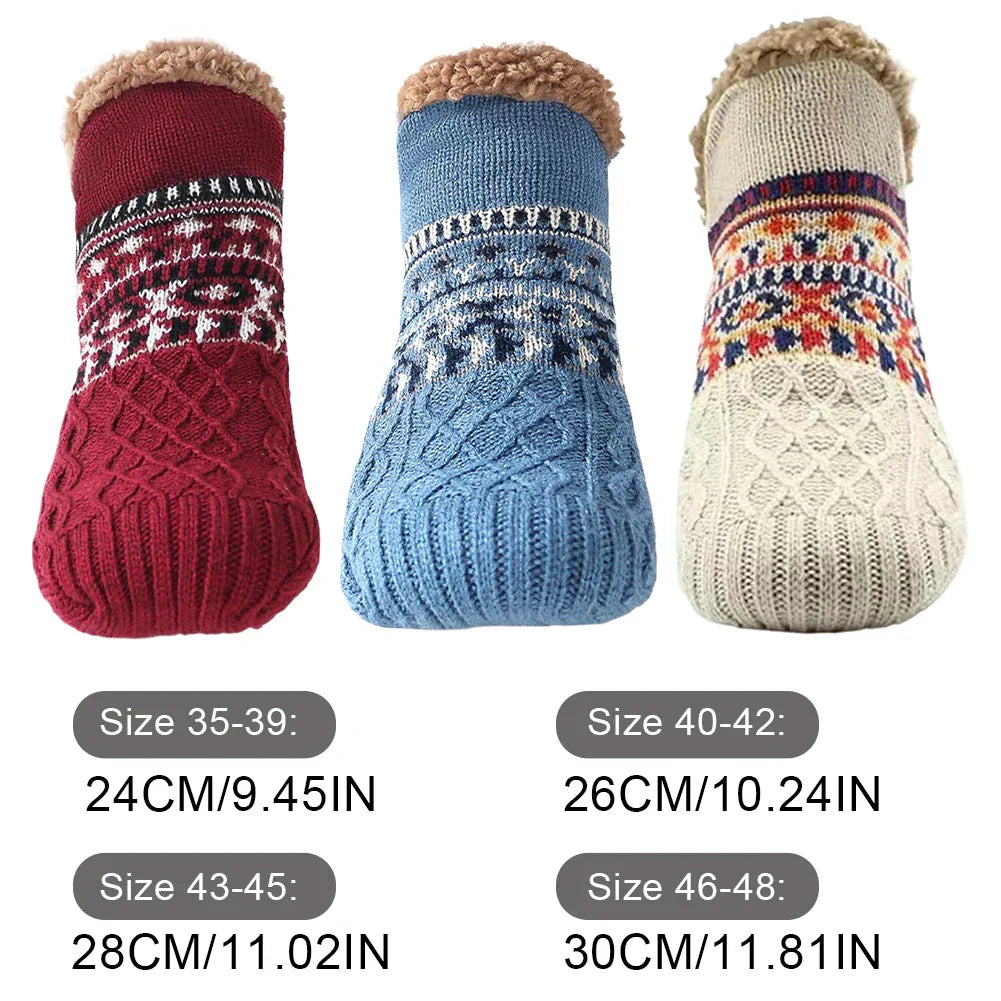 Nordhütte Thermo Socken Winter Antislip Damen Herren Extra Warm Weiche Kuschelsocken