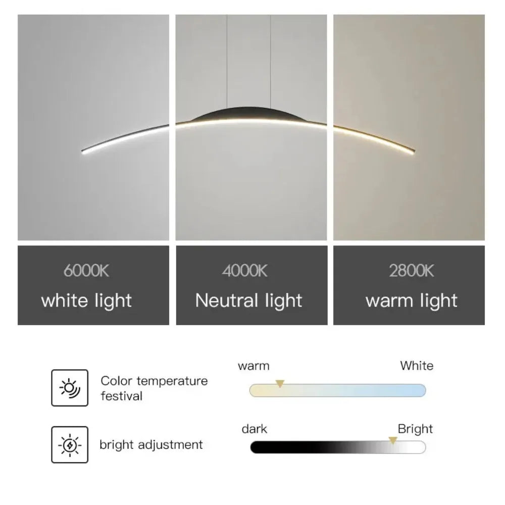 Ethirelle - Moderne LED-Hängelampe für Esszimmer, Küche und Wohnzimmer