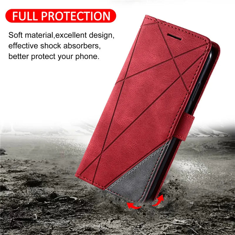 Flip Magnetisches Ledercover für Samsung Galaxy A Series