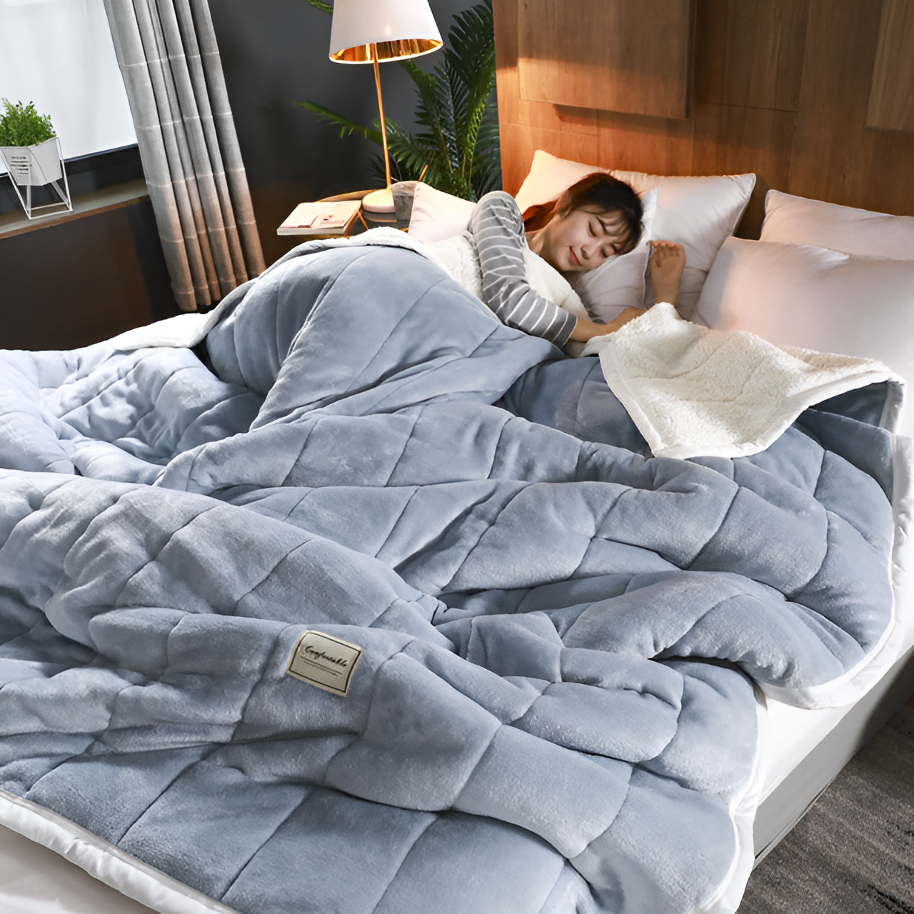 Luxuriöse Fleece-Decke Superweich Warm und Kuschelig Hochwertige Materialien