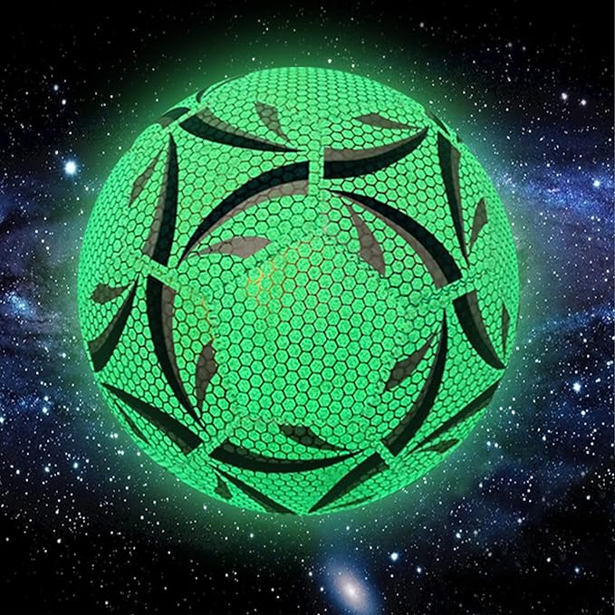 GlowBall - Reflektierender Fußball für nächtliche Spiele und nachhaltigen Spielspaß