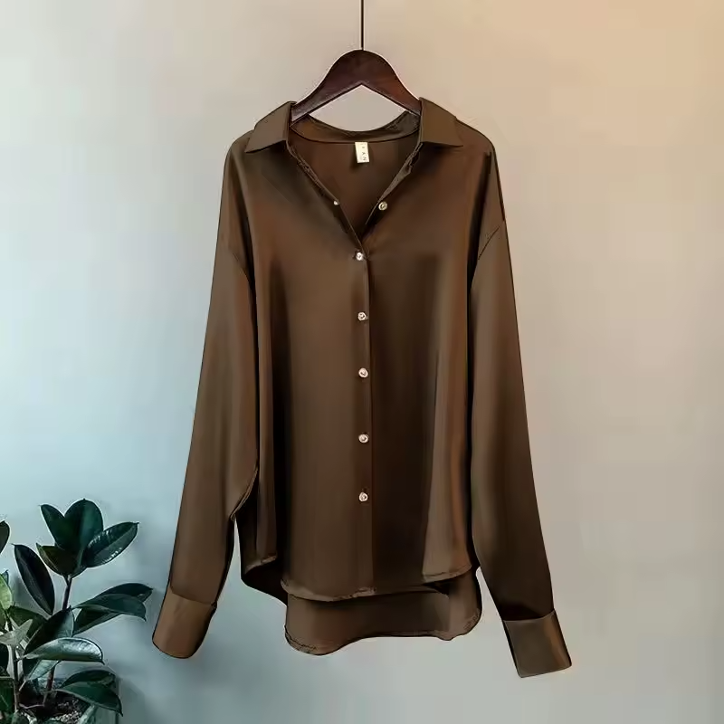 SilkElegance Damen-Seidenbluse | Luxuriöser Tragekomfort und zeitloser Stil für jeden Anlass