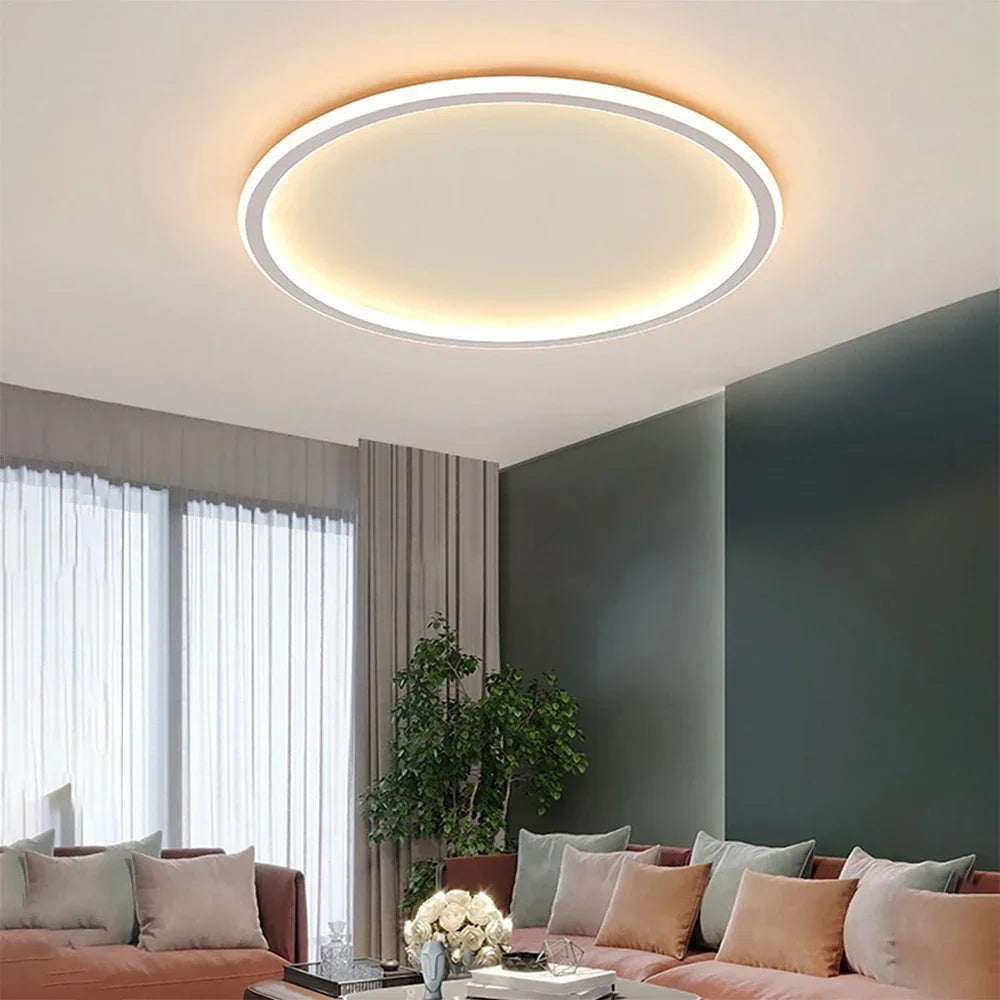 Skandinavische LED Rund-Deckenlampe | 1-Licht