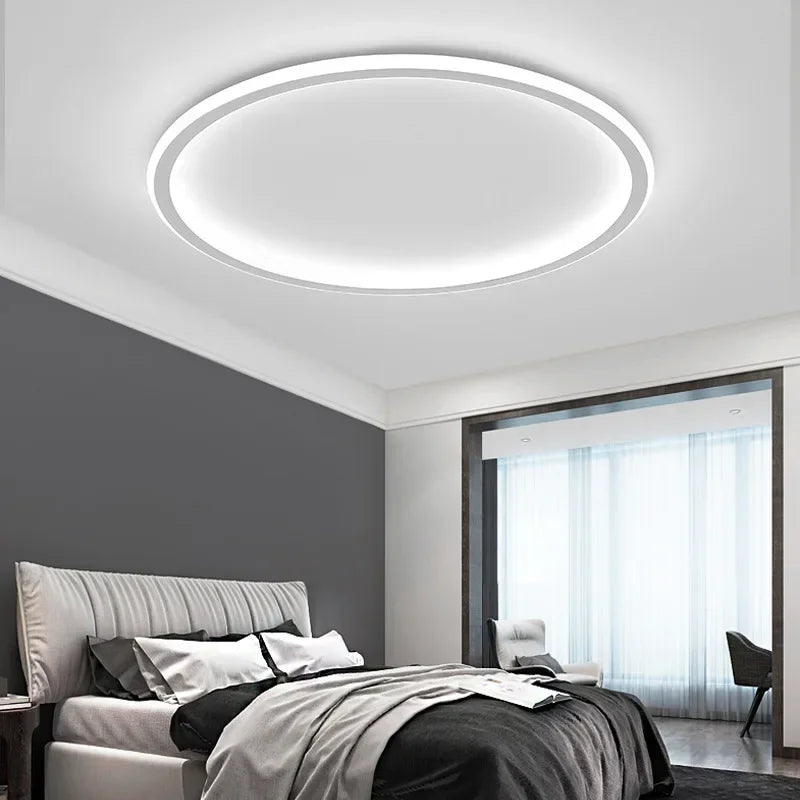 Skandinavische LED Rund-Deckenlampe | 1-Licht
