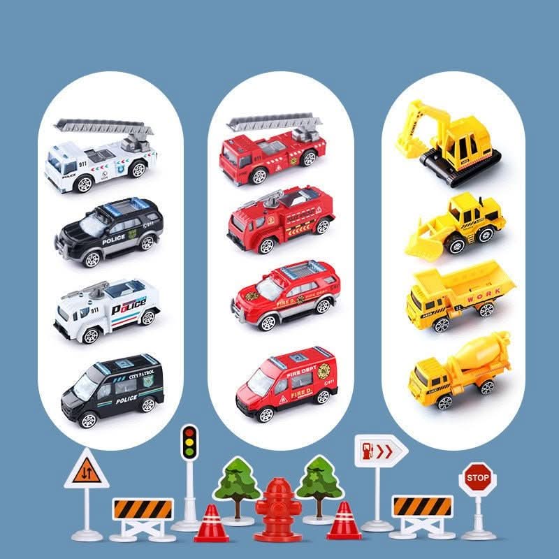 SkyQuest Abenteuer AirPlay Set – Bildungsflugzeug- und Fahrzeugspielzeug für Kinder