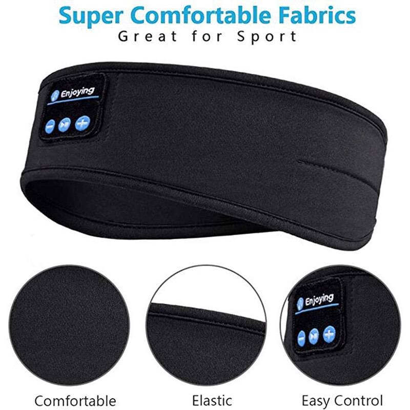 DreamWave Schlafmaske | Bluetooth Schlafmaske für erholsamen und ungestörten Schlaf