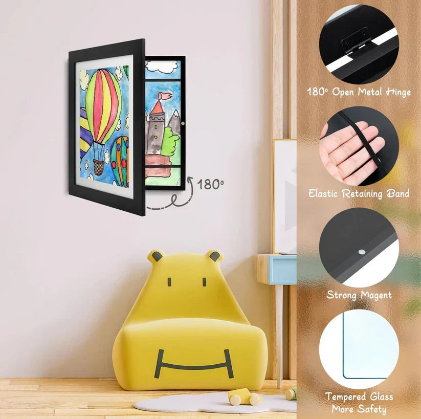 ArtNest Magnetischer Rahmen | Kreative Displaylösung für Kinderkunstwerke