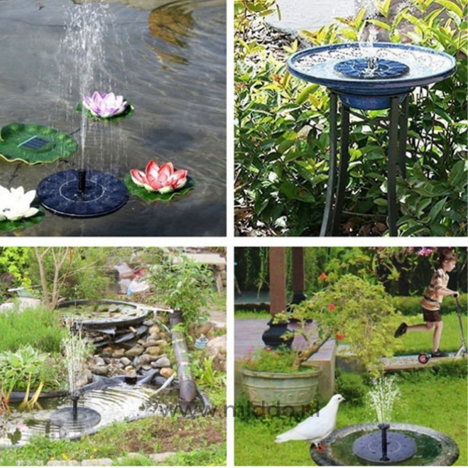 EcoFlow Solarbrunnen | Umweltfreundlicher Brunnen für Teiche und Becken mit nachhaltiger Energieversorgung