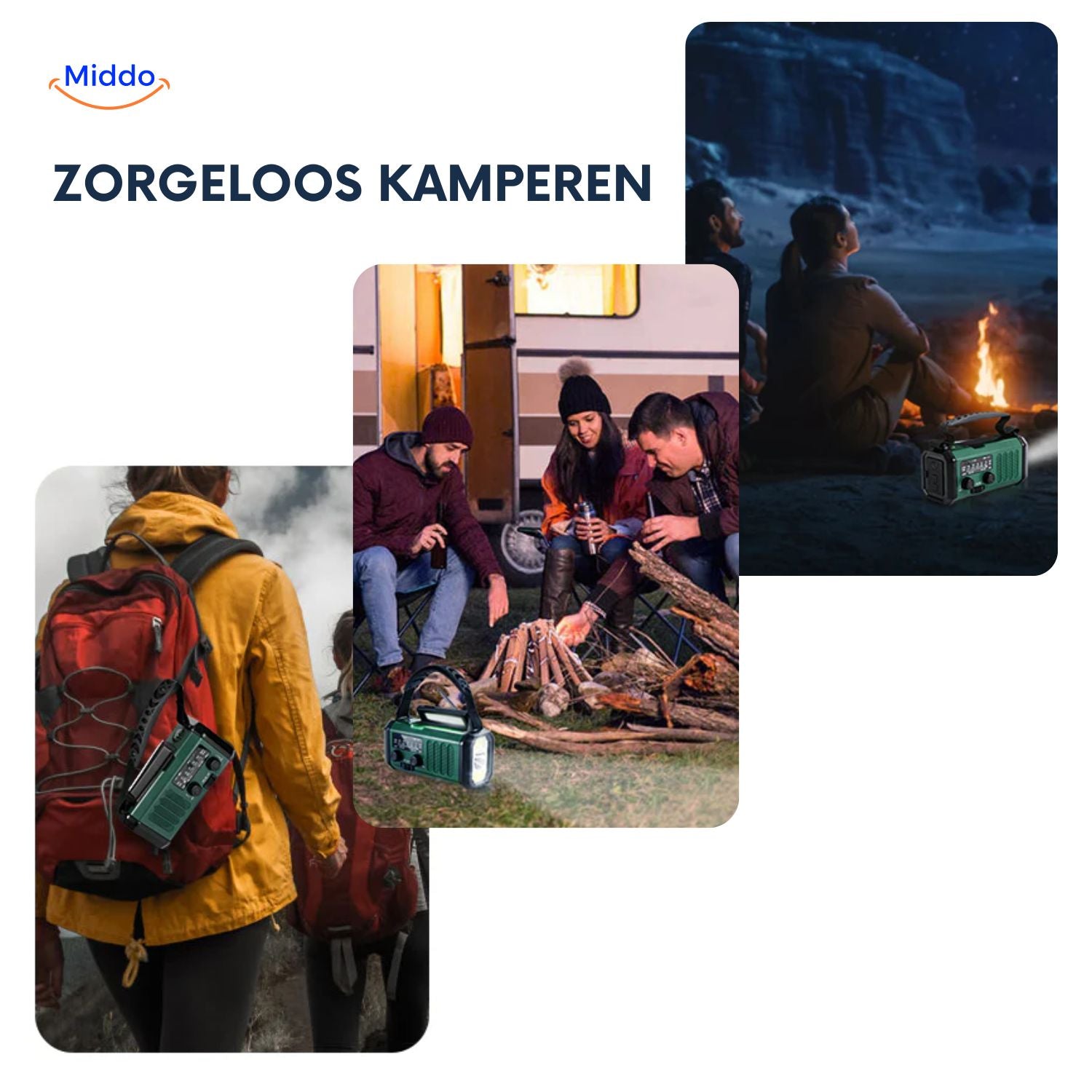 SolarGuard Multifunktionslampe | Taschenlampe, Leselampe, Kompass & solaraufladbar für alle Abenteuer