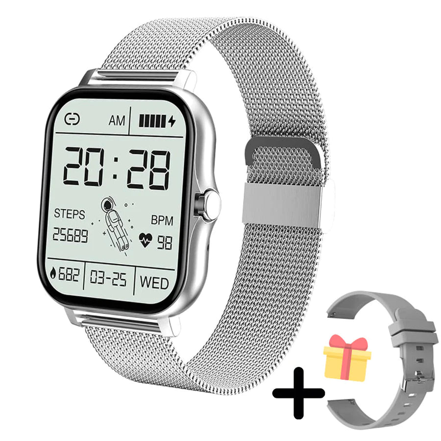 Goldene Uhr - Multifunktionale Digitale Smartwatch