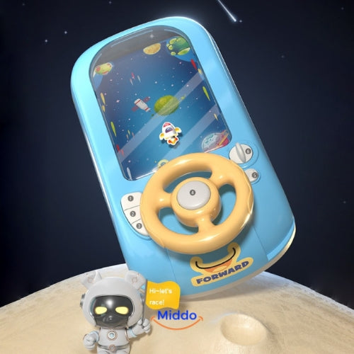 SpaceDrive Kinderlenkrad Spiel | Spannende Raumschiff- und Rennwagen-Simulation für kleine Abenteurer!