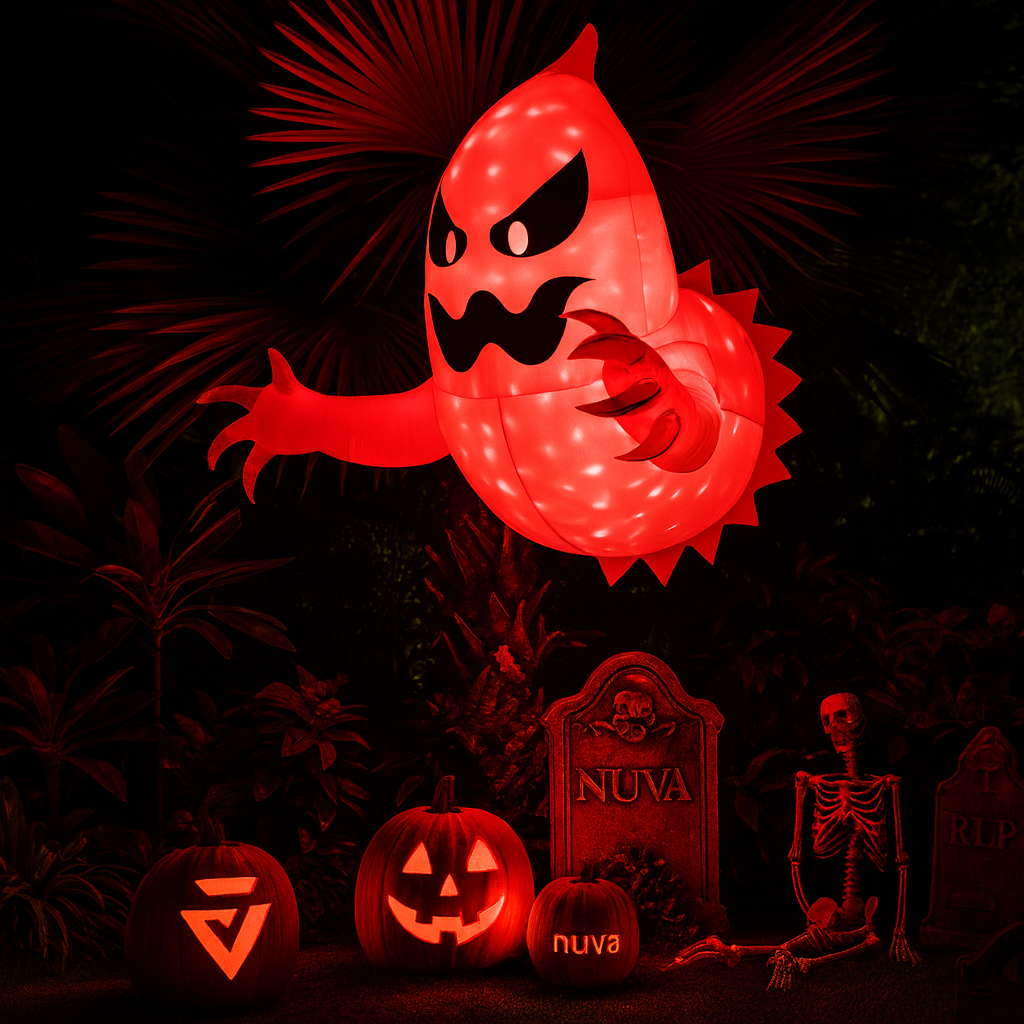 Halloween Aufblasbarer Geist Beleuchtung Dekoration