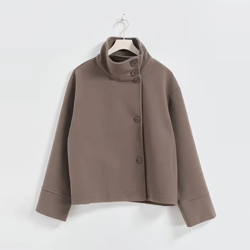 ChicAura Damen-Peacoat | Stilvolle und warme Oberbekleidung für einen zeitlosen Look