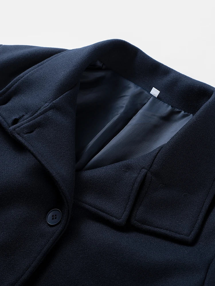 ChicAura Damen-Peacoat | Stilvolle und warme Oberbekleidung für einen zeitlosen Look