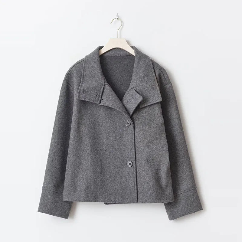 ChicAura Damen-Peacoat | Stilvolle und warme Oberbekleidung für einen zeitlosen Look