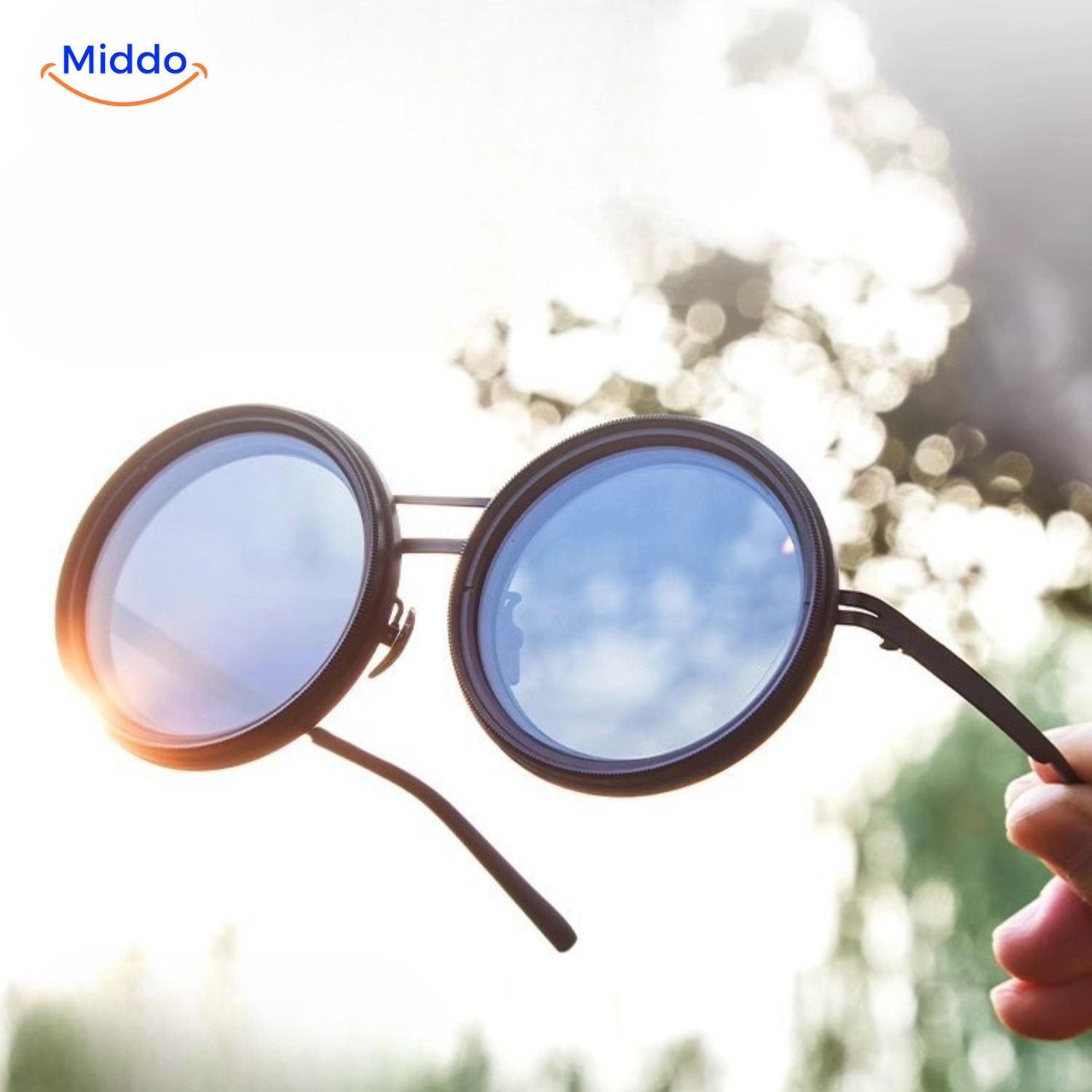 LumiShade Sonnenbrille | Handgefertigte Brille mit UV-Schutz und anpassbarem Lichtschutz