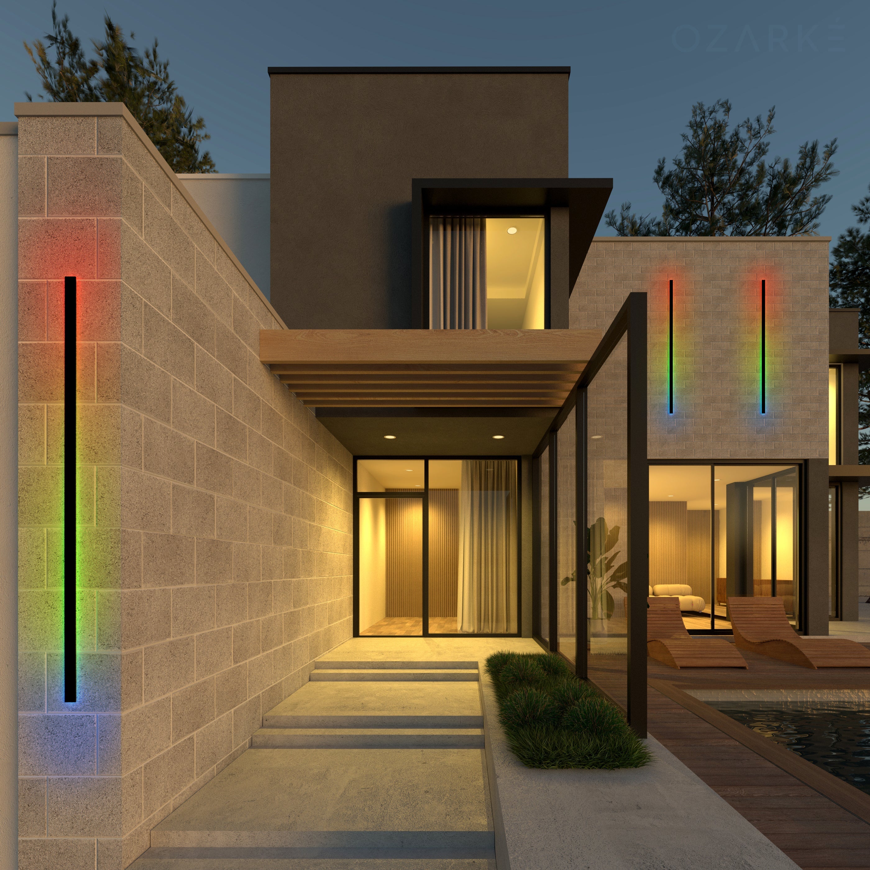 Svelte RGB Außenlampe