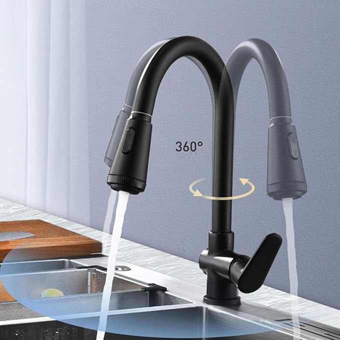 SwiftFlow | Moderner Wasserhahn mit Auszug und Sensor