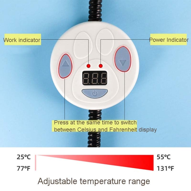 Wasserdichte Heizmatte 60x45 cm – Elektrische Decke mit JP Stecker