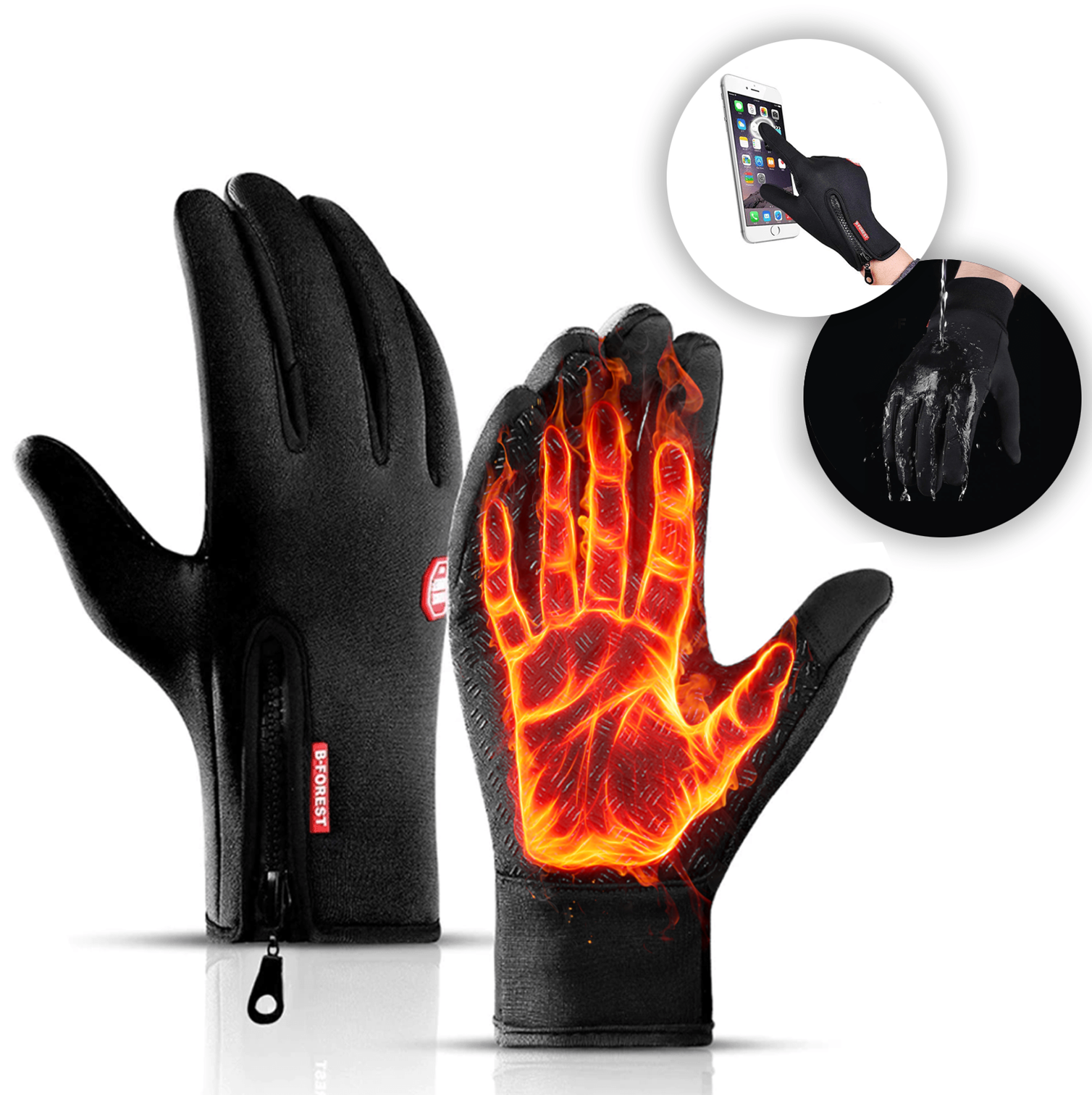 Winterhandschuhe mit Touchscreen – HeatGuard