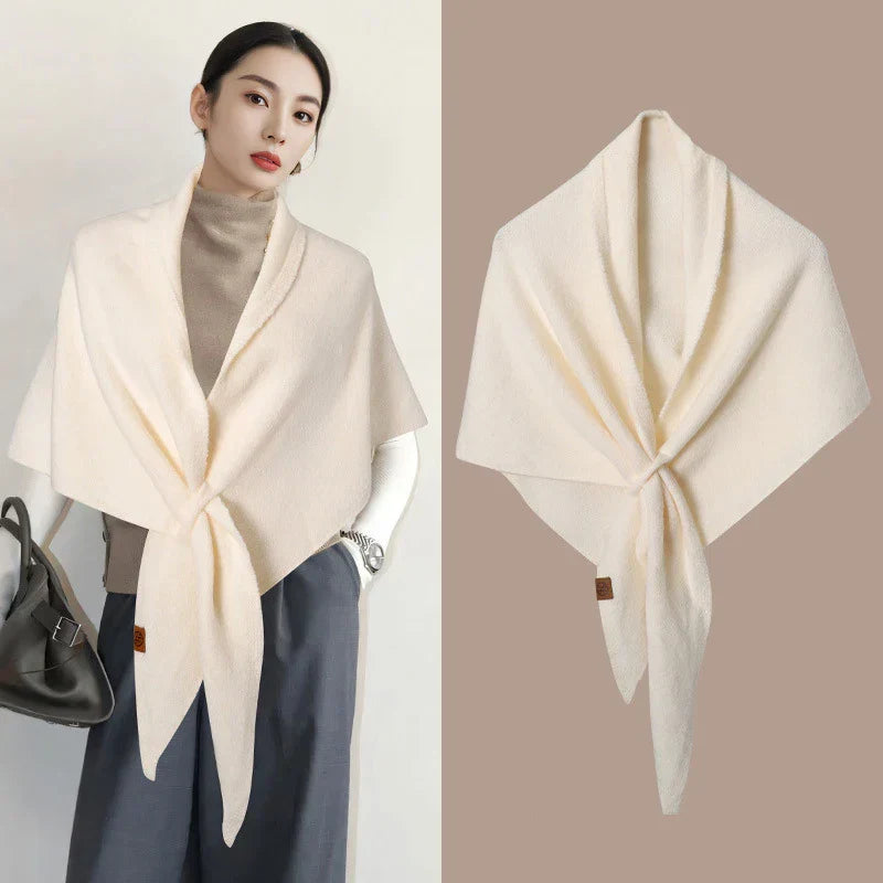 WarmWeef Dreieckstuch – Modisches Wollmix-Tuch für Herbst und Winter