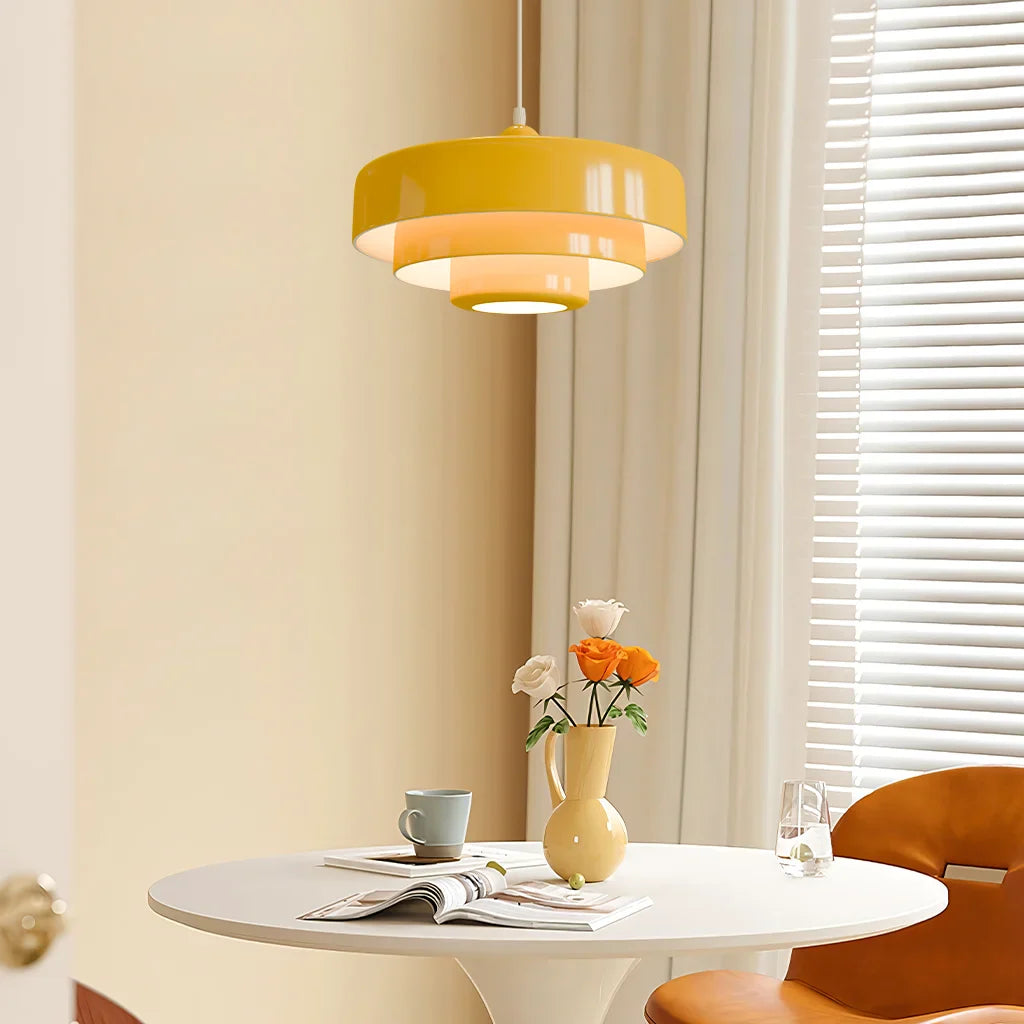 Hind Triple Layer Disc Macaron Pendelleuchte