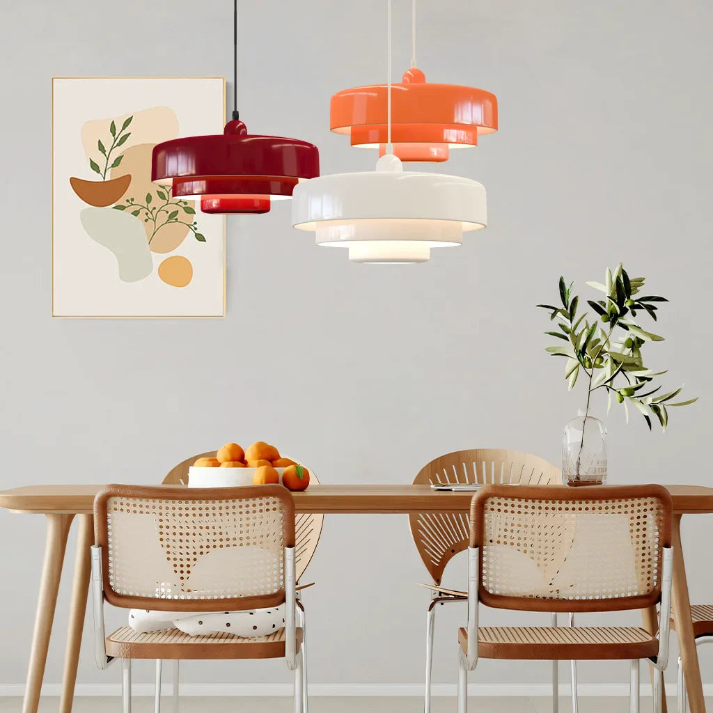 Hind Triple Layer Disc Macaron Pendelleuchte