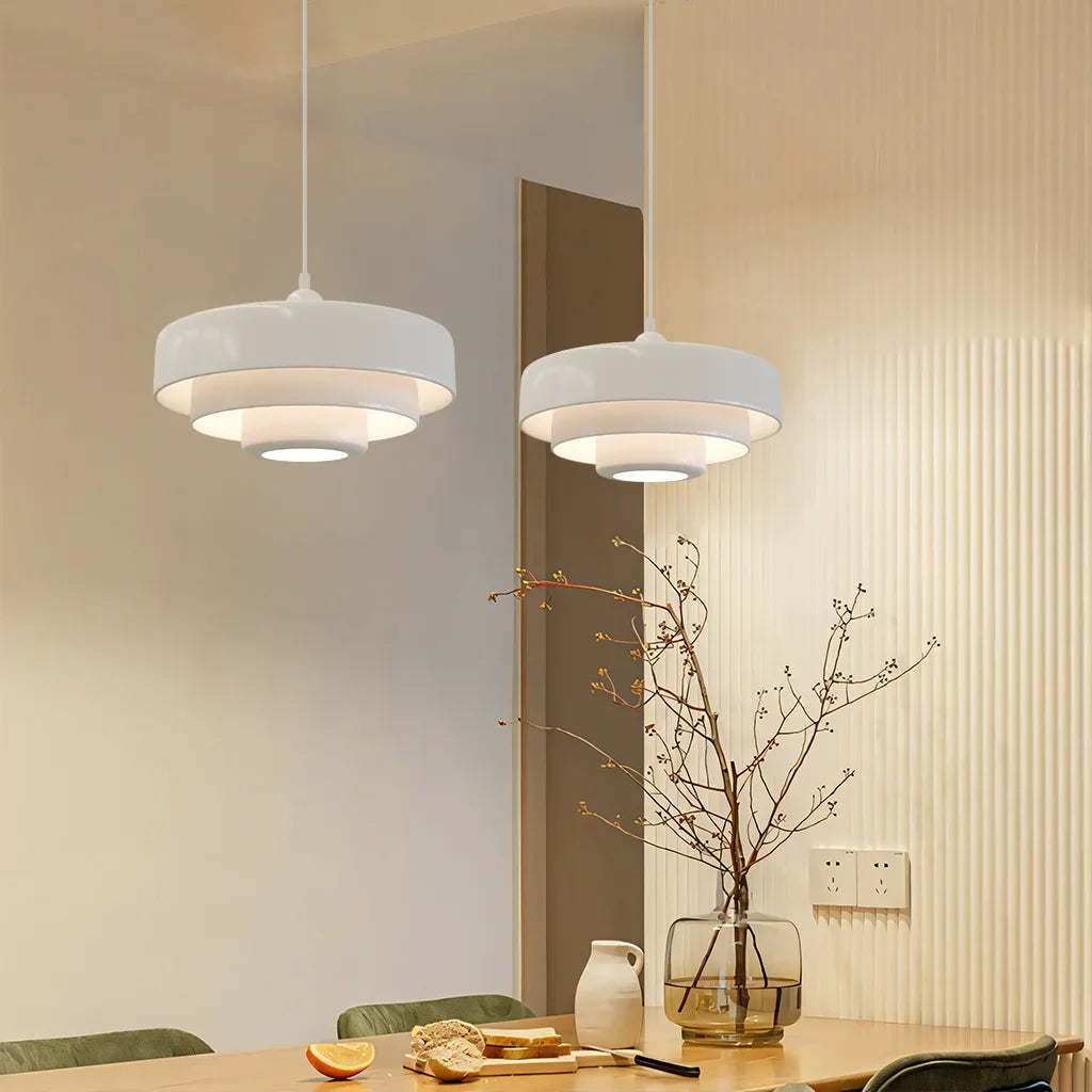 Hind Triple Layer Disc Macaron Pendelleuchte