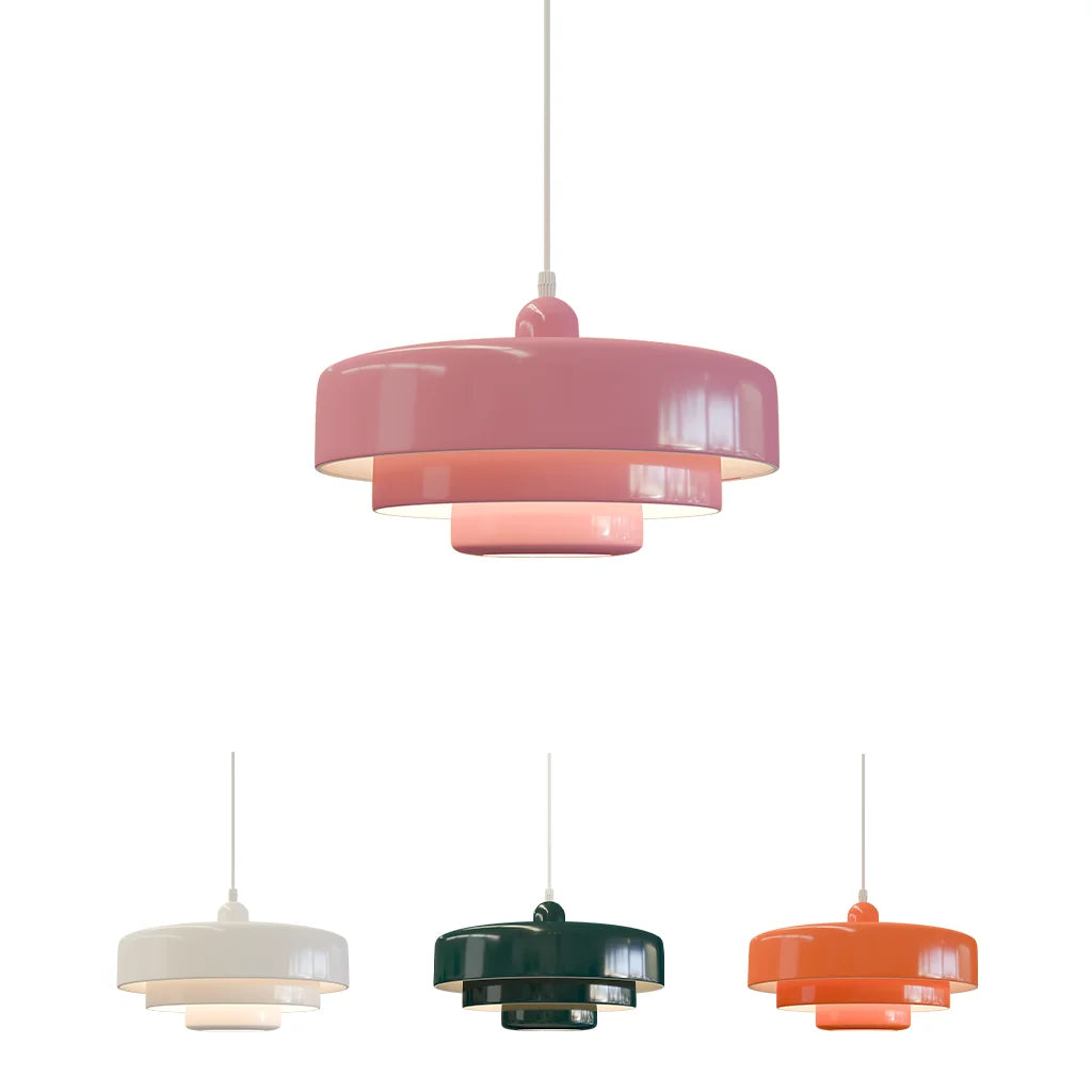 Hind Triple Layer Disc Macaron Pendelleuchte