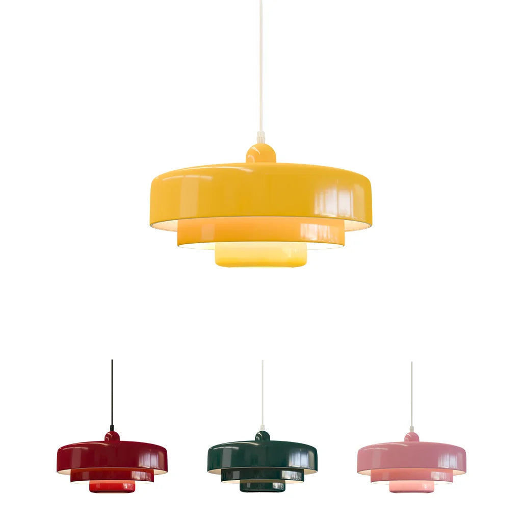 Hind Triple Layer Disc Macaron Pendelleuchte
