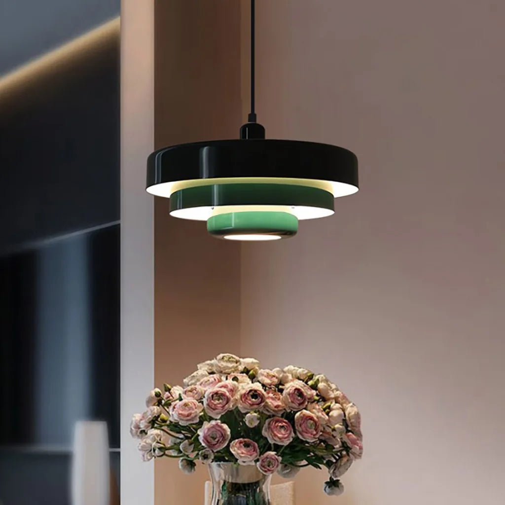 Hind Triple Layer Disc Macaron Pendelleuchte