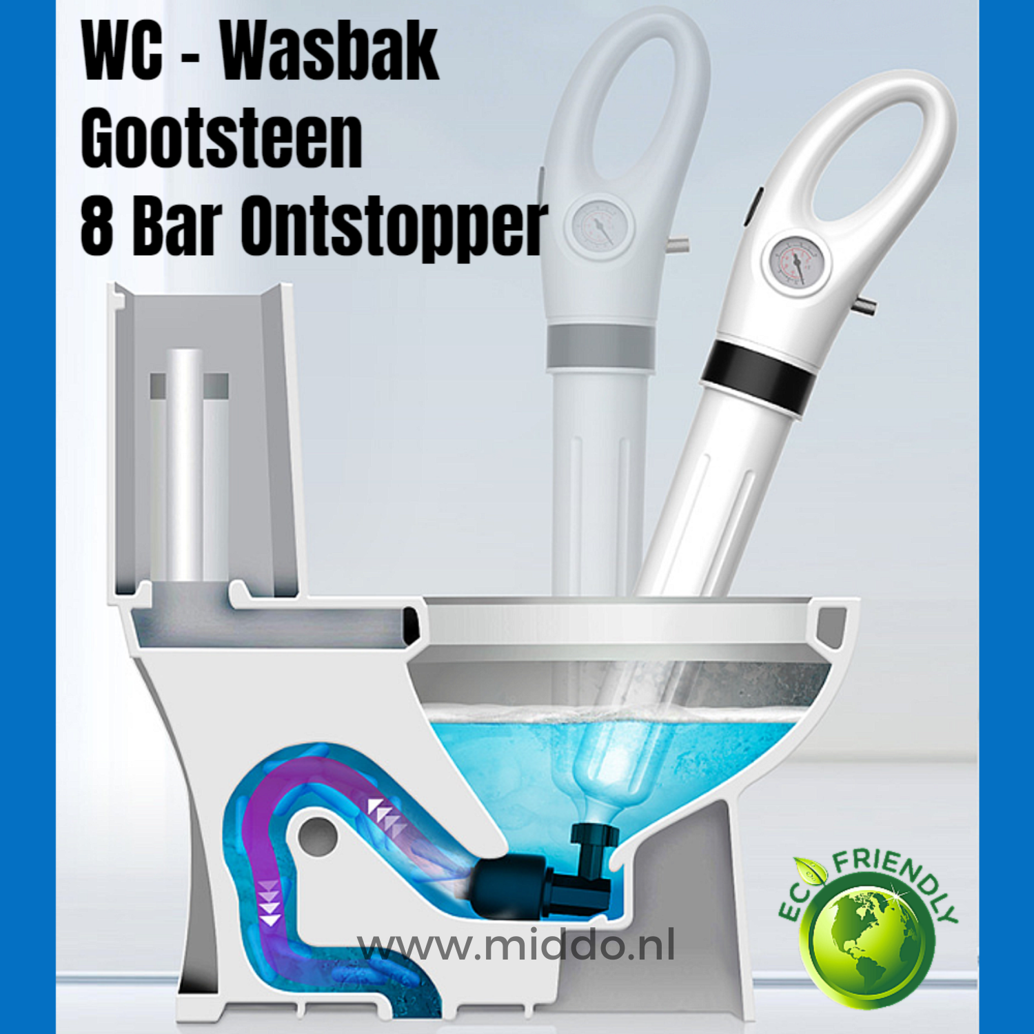 TurboClear Druckluft-Entstopfer | Die effektive Lösung für schnelle Verstopfungsbeseitigung