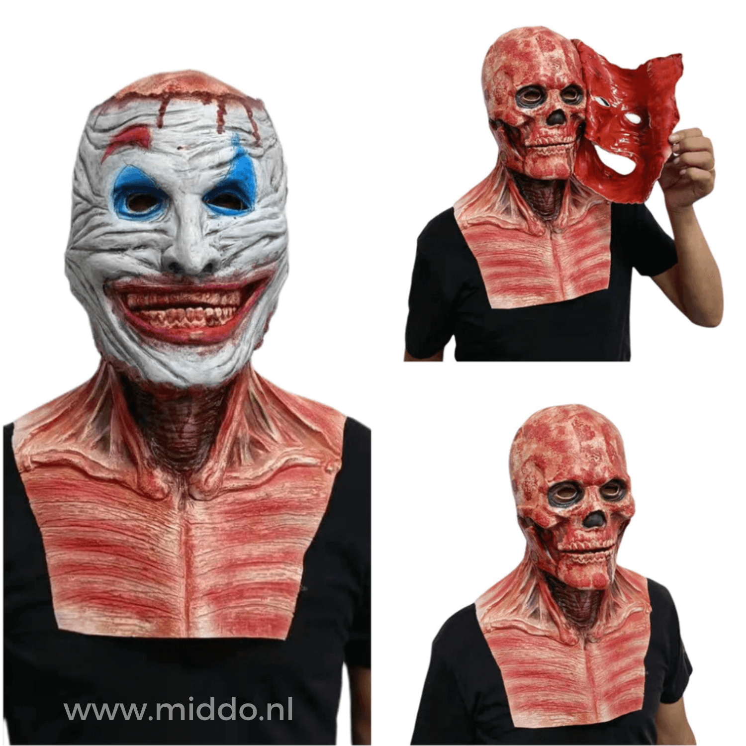 MaskaRealistische Halloween Maske | Ultra-realistische Peel-Off Maske für gruselige Verkleidungen